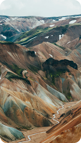Mountain landscape visual insights